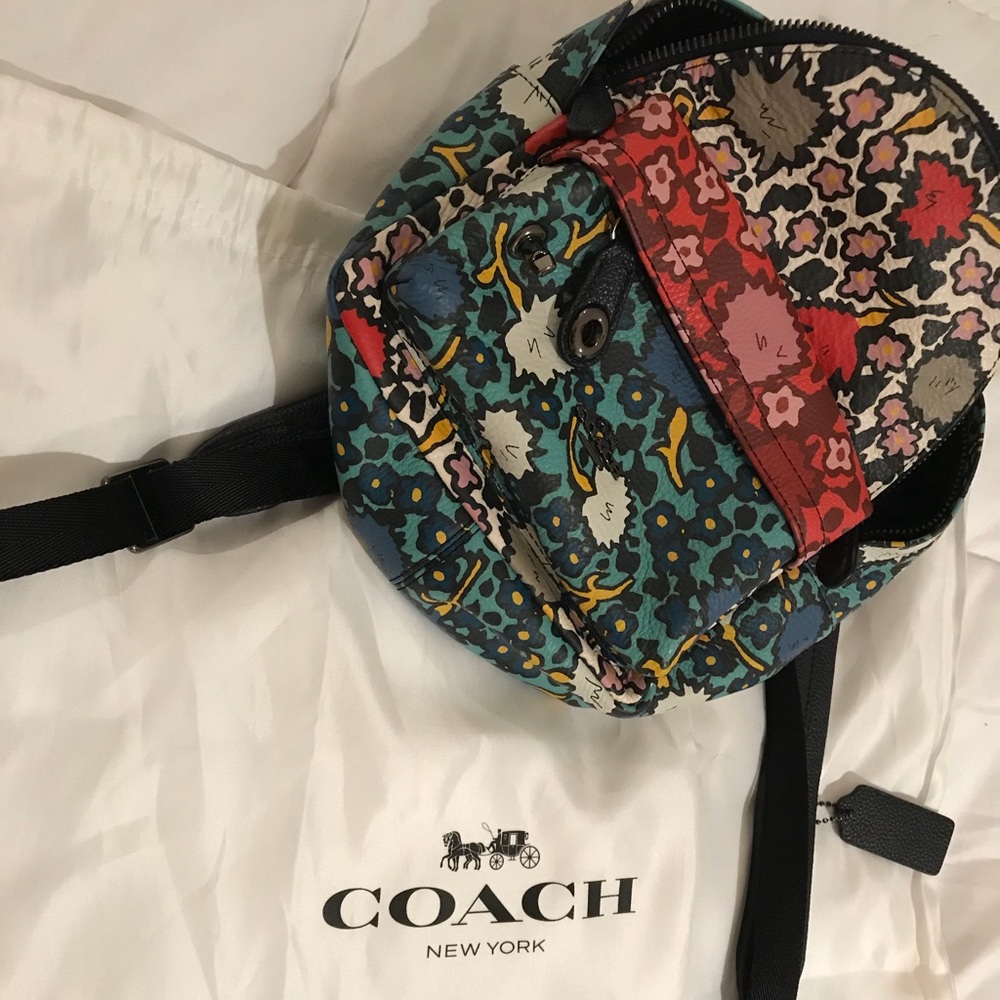 Multi Flower Mini Campus Backpack - image 1